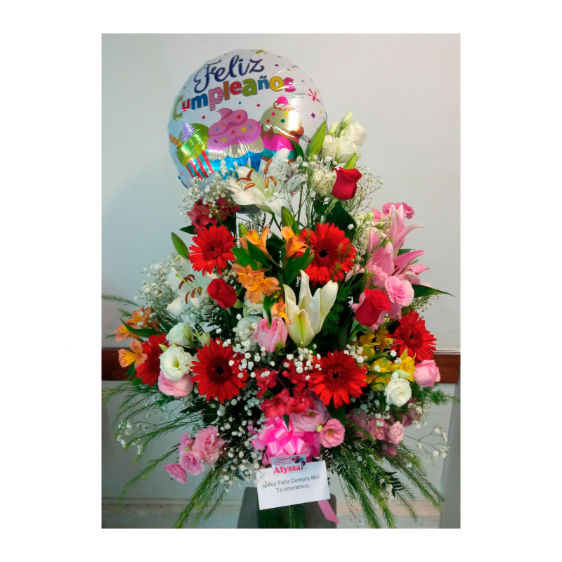 Canasto Garden con Globos