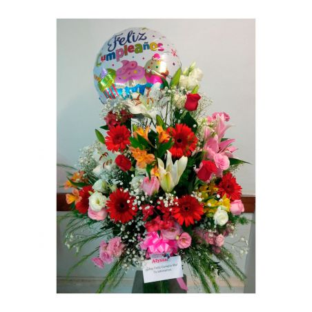 Canasto Garden con Globos