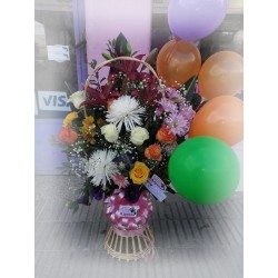 Canasto Garden con Globos