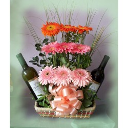 Gerberas y Vinos