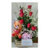 Rosas y peluche